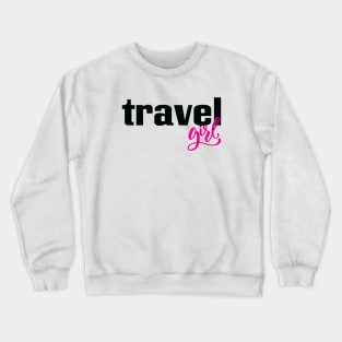 Travel Girl Crewneck Sweatshirt